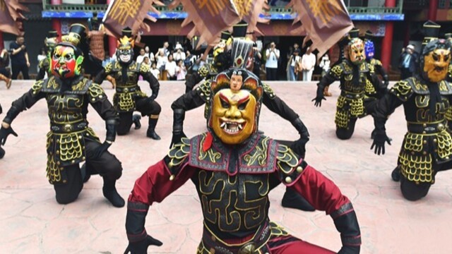 傩舞映古镇　兰州解锁“非”一般玩法