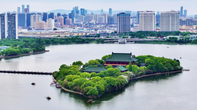 秋日书院 景美如画