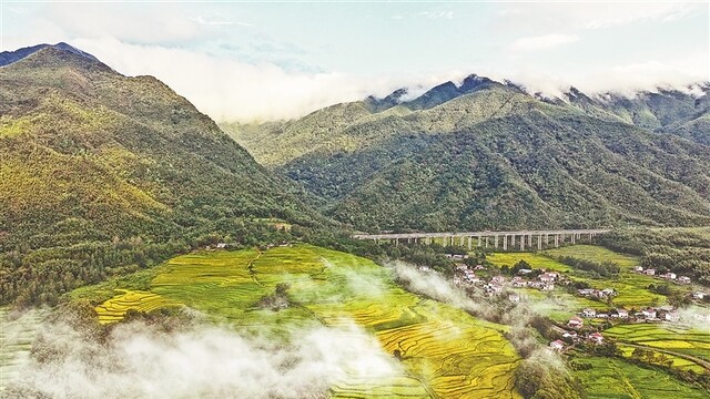 秋染山乡