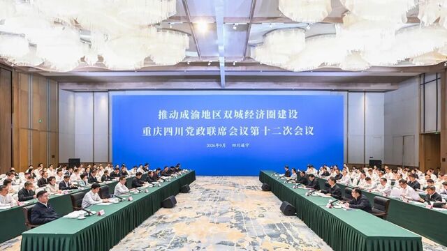 川渝党政联席会“第十二会”召开