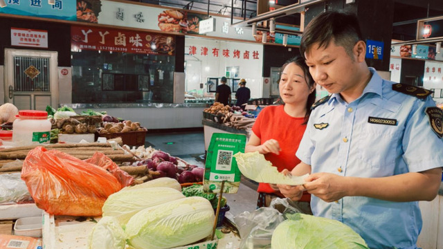 蔬菜快检全合格 群众吃得放心