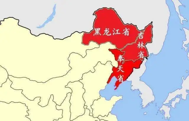 ▲清末的东北三省