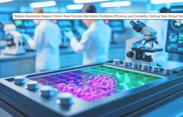 中国科学家推出新技术掀起电池革命,树立全球新标准 图1 中国科学家推出新技术掀起电池革命,树立全球新标准 图1