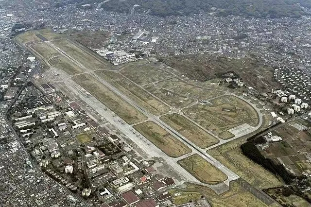 驻日美军司令部所在的横田基地 资料图片