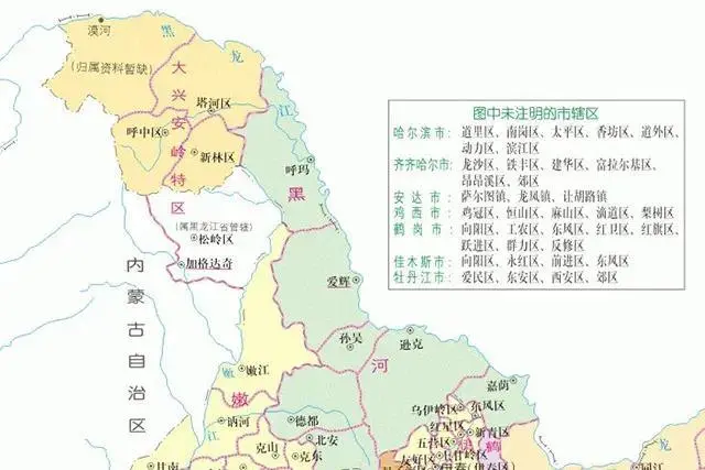 ▲大兴安岭特区