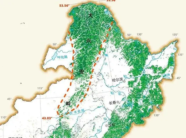 ▲大兴安岭林业资源在全国占比颇大