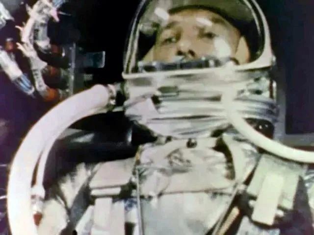 ▲进入太空的第一位美国人阿兰·谢泼德