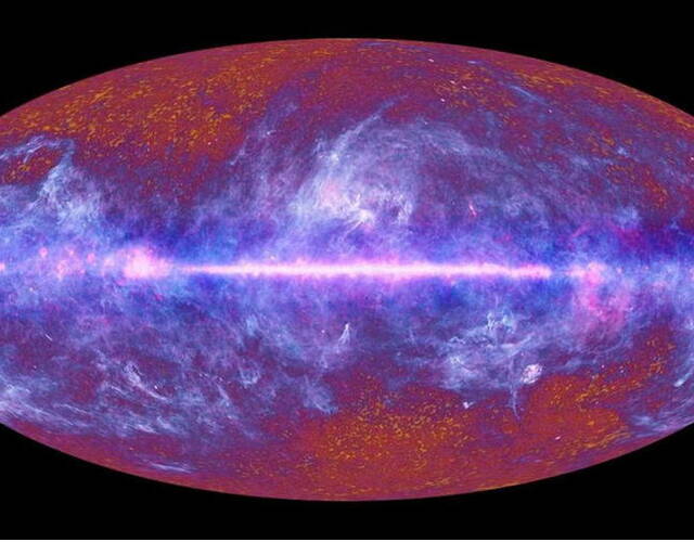 宇宙微波背景辐射霍金指出,尽管我们往往喜欢将亮光和奇特的闪光与
