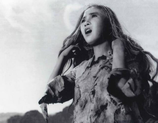 田华饰演的白毛女.(资料图)