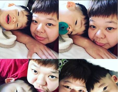 范玮琪全家5口出游 保姆同行亲如家人