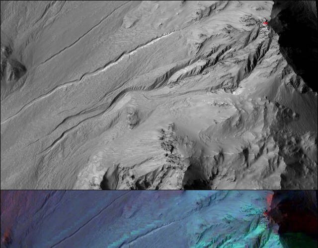 火星上的液态水痕迹
