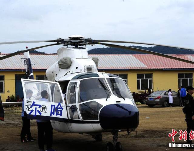 航拍黑龙江尚志市村庄灾情