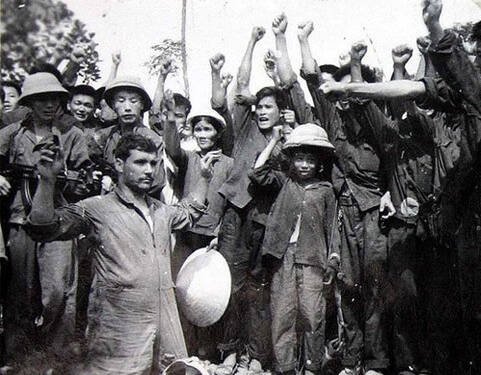 抗美援越旧照:美军向中越军民投降