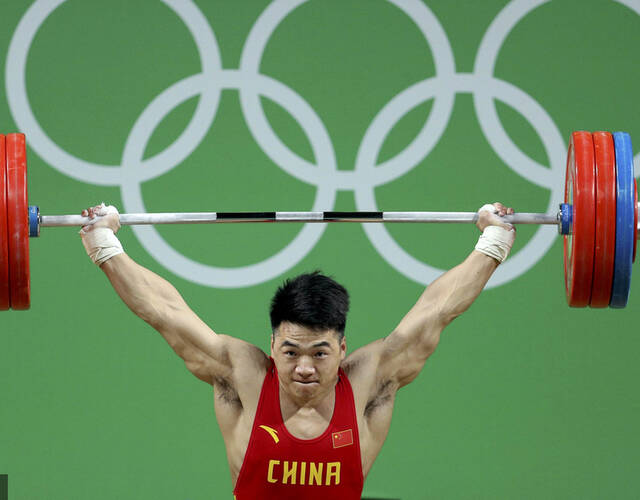 北京时间2016年8月13日,里约奥运会举重男子85公斤级决赛,田涛代表