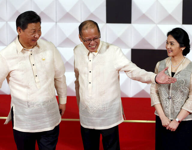 APEC晚宴现场画面