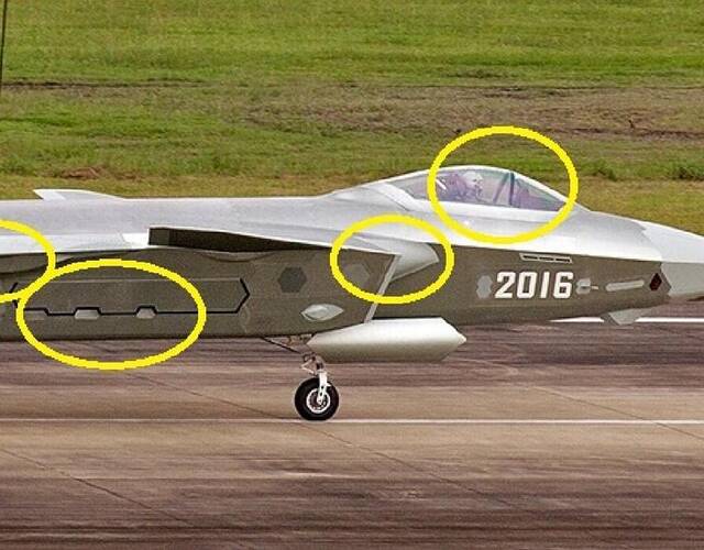 细数歼-20最新八大改动:dsi进气道与弹仓均变化