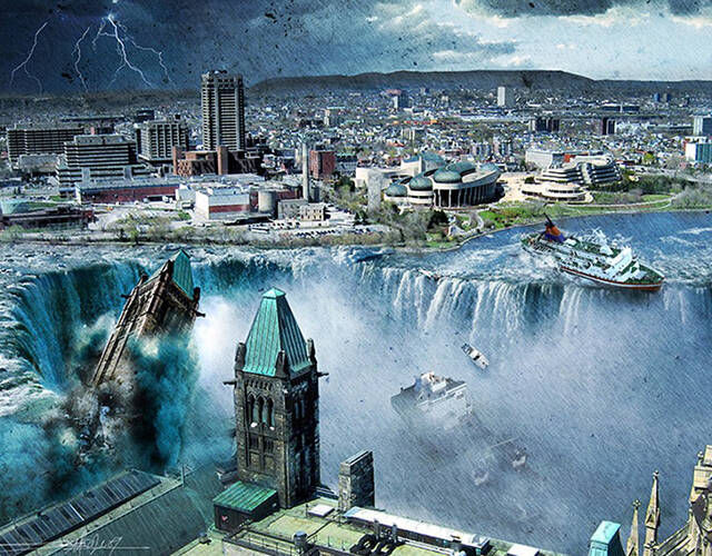 艺术家描绘各种世界末日场景