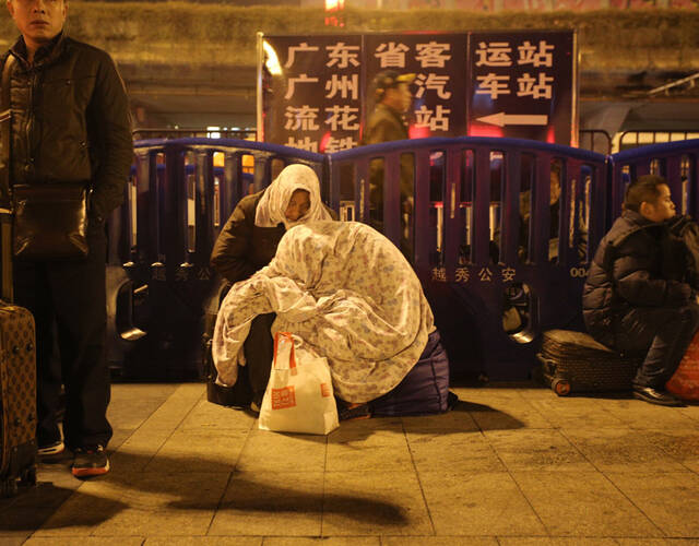 春节景观:春运的11个感人瞬间