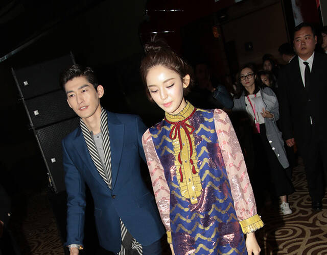 张翰,古力娜扎合体现身.(资料图)