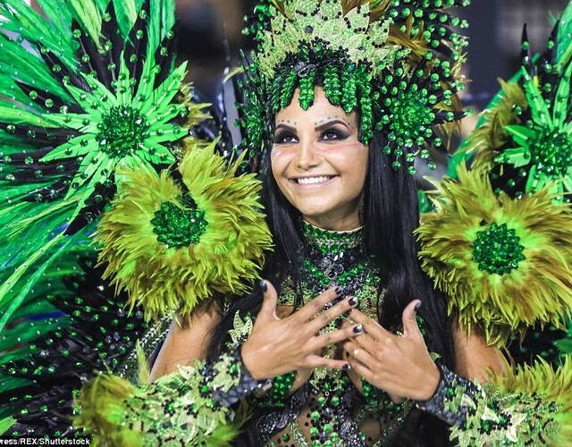 巴西里约狂欢节"寨卡阴霾"中开幕