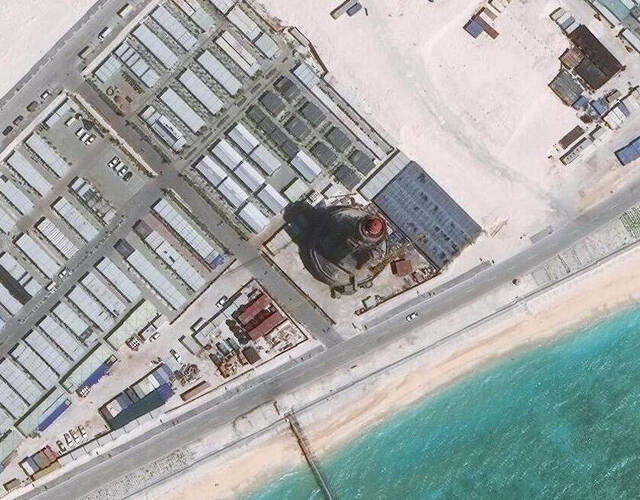 永暑礁最新卫星照曝光:街道斑马线清晰可见