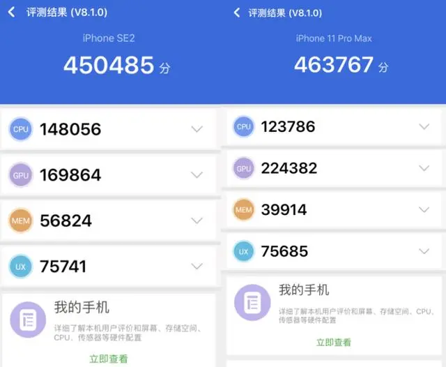 iPhone SE二代跑分来了，特殊符号已屏蔽(iphonese2充电功率实测)