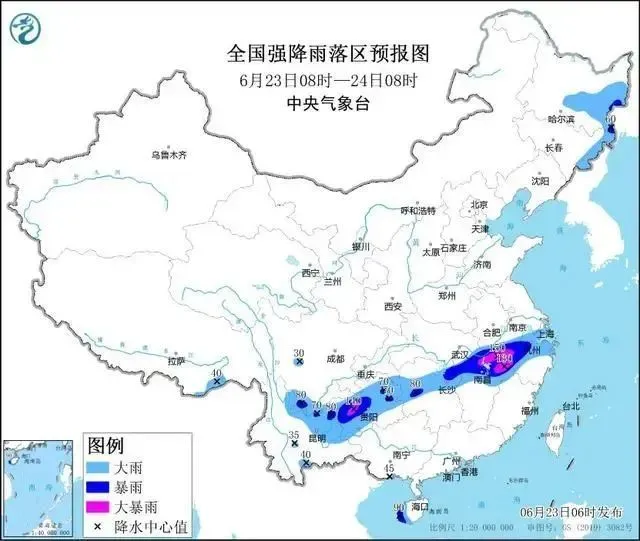 13个省市大到暴雨，挑战就在眼前