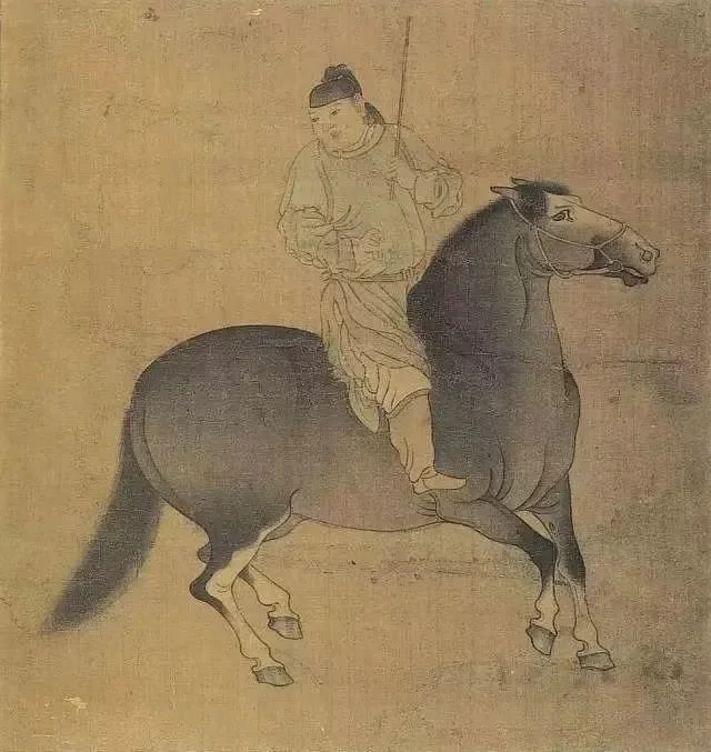 元·赵孟頫《进马图》