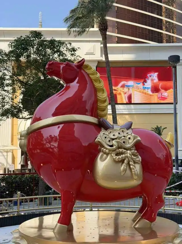 澳门“福马许愿池”新春启幕 以中华祈福文化献礼家国