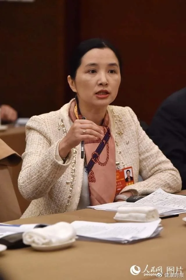 第十三届全国人大代表、民进上海市委副主委、上海市作家协会副主席潘向黎。人民网图