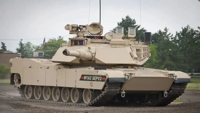 图片：美国M1A2主战坦克。