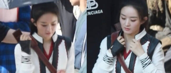 芳心纵火犯！赵丽颖《有匪》路透曝光 随性撩发又美又飒