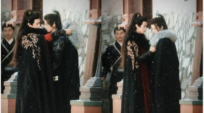 《杀破狼》路透照曝光 檀健次陈哲远雪中披衣画面唯美