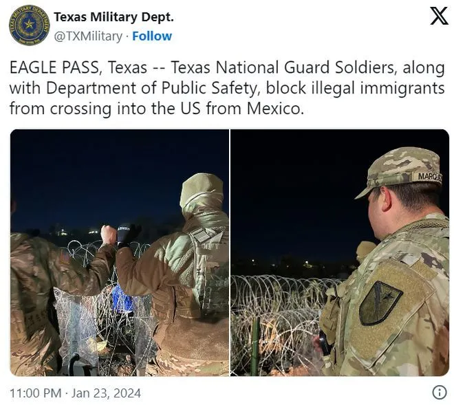 图源：得克萨斯州军事部门