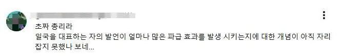 图片来源：韩国网民留言截图