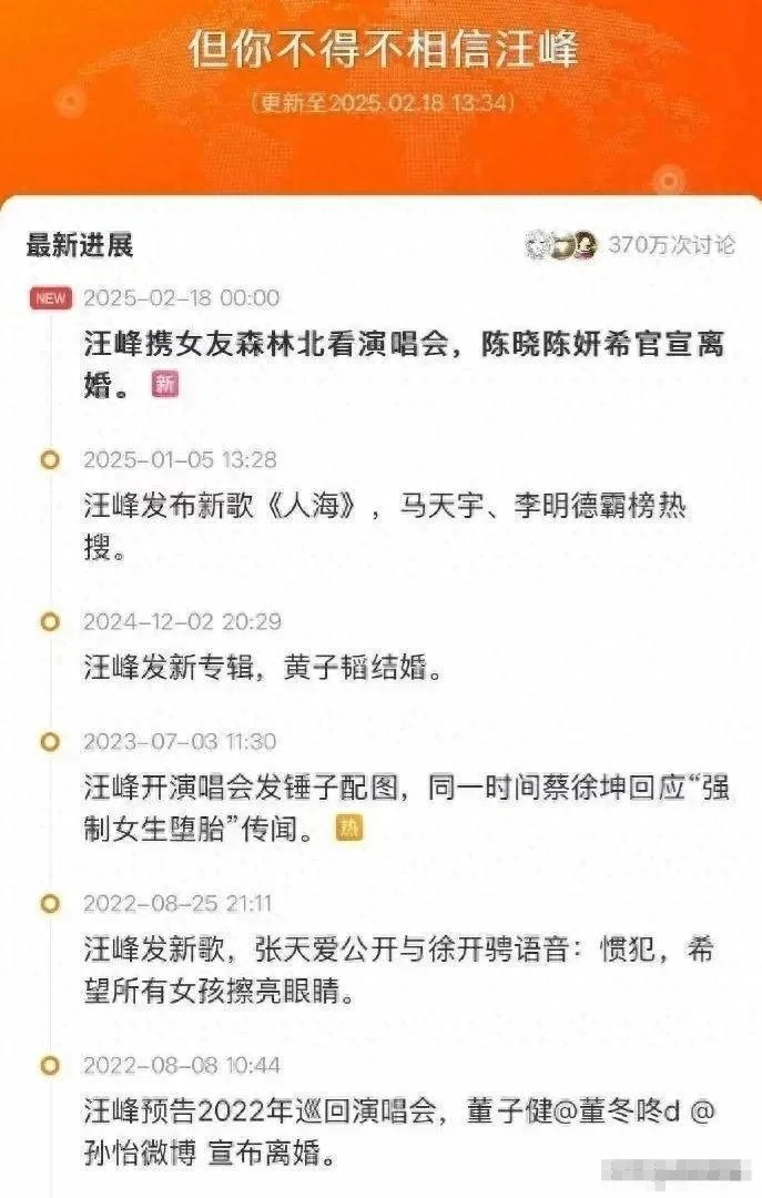 陈晓陈妍希离婚与“汪峰定律”：娱乐圈的巧合还是宿命？封面图