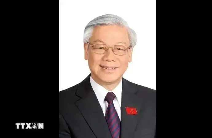 ▎阮富仲。图源：越通社