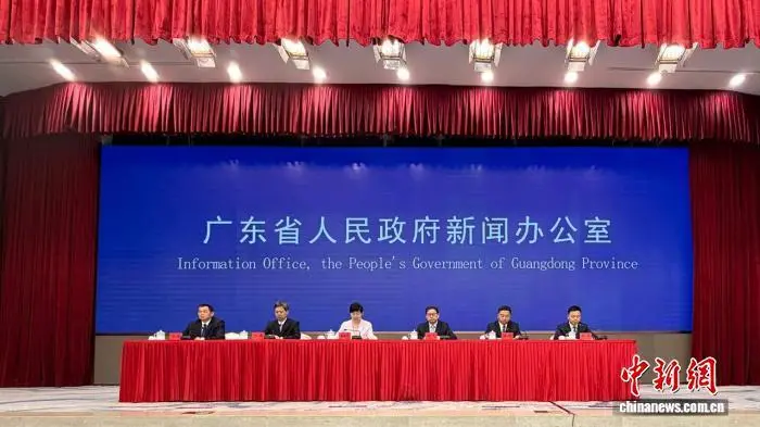 新聞發佈會現場。王堅 攝