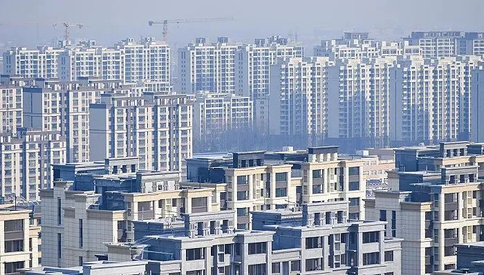▲2022年12月15日，山东省青州市一处即将竣工的商品住宅楼盘。（图片来源：人民视觉）