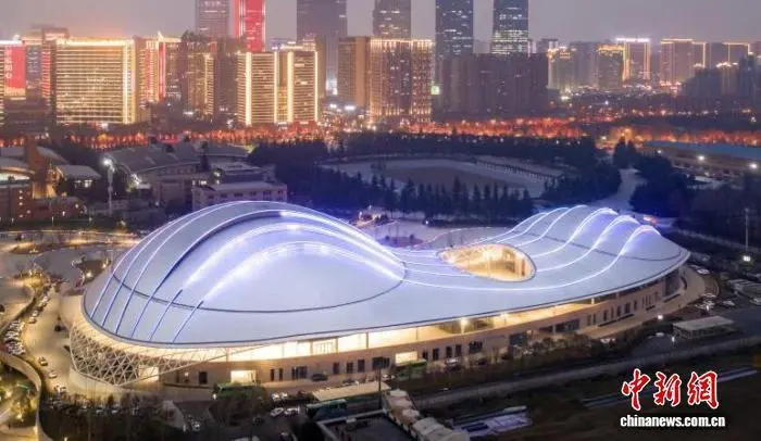 图为本次赛事举办地陕西省体育馆。(赛事组委会供图)