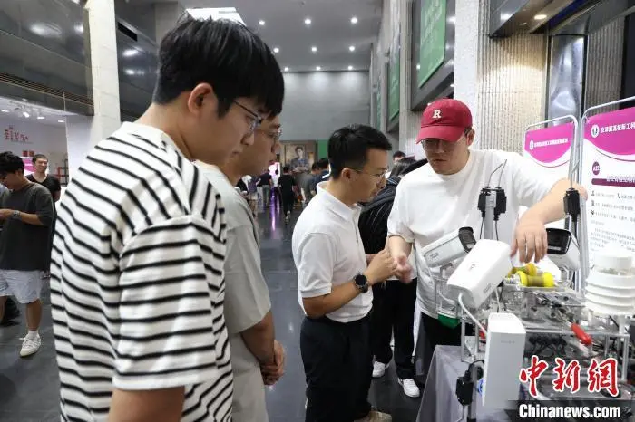 图为活动现场。　(天津工业大学供图)