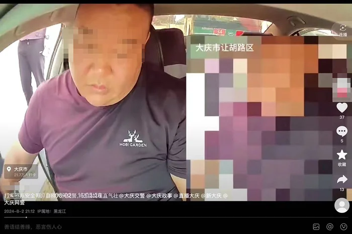 网传记录仪视频截图