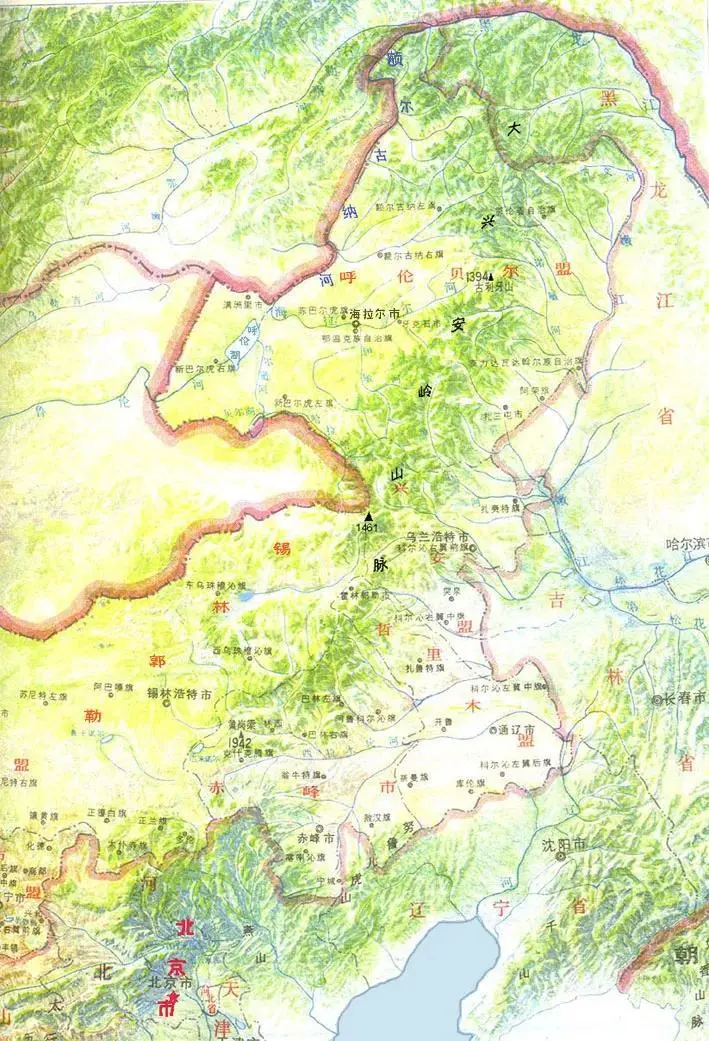 ▲大兴安岭