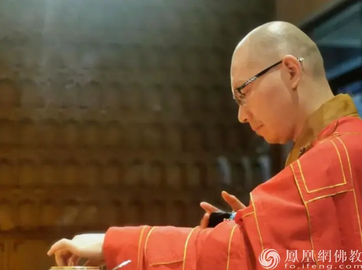 扬州文峰寺方丈能度法师（图片来源：凤凰网佛教 摄影：妙传）