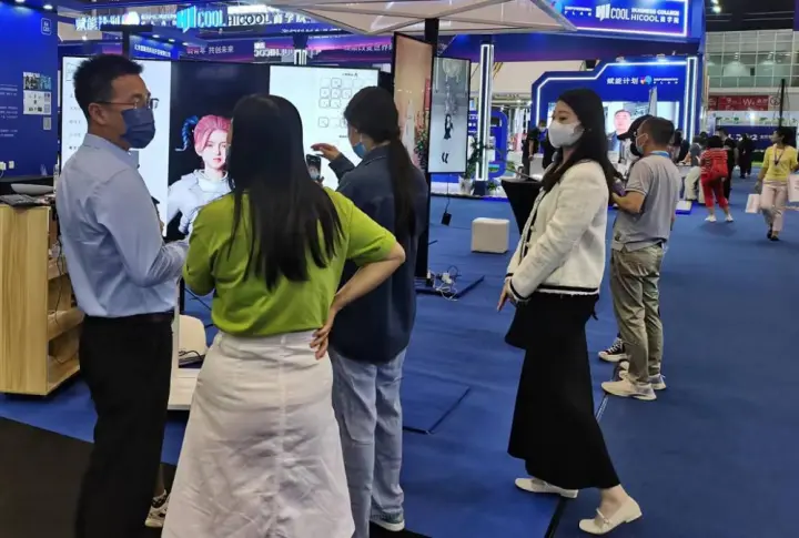 海百川科技Idol Verse 數(shù)字人生成系統(tǒng)驚艷Hicool展會(huì)現(xiàn)場(chǎng)
