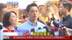 台北市长蒋万安市场扫街吁投下反罢免票