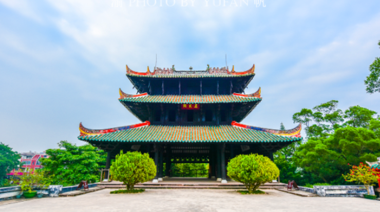 一明代古建筑,四柱悬空却400多年不倒,真是太神奇了