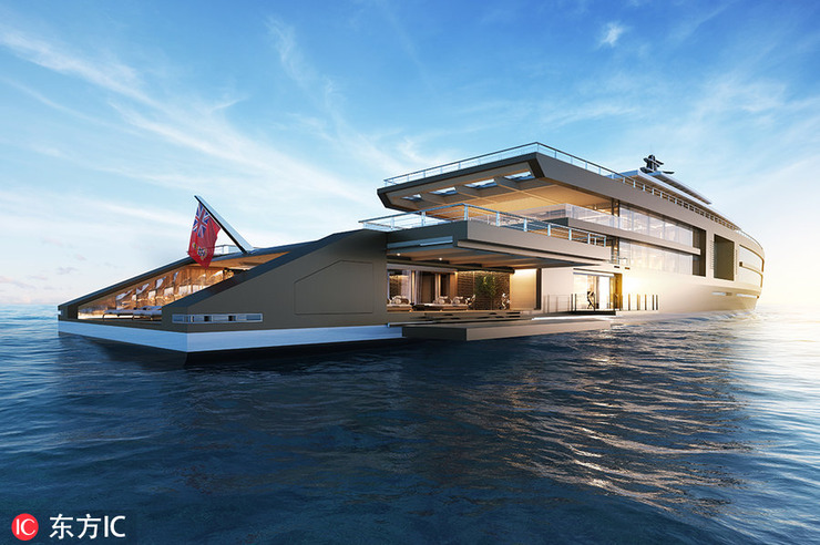 豪华程度远超铁达尼号!荷兰巨型游艇内置花园温泉