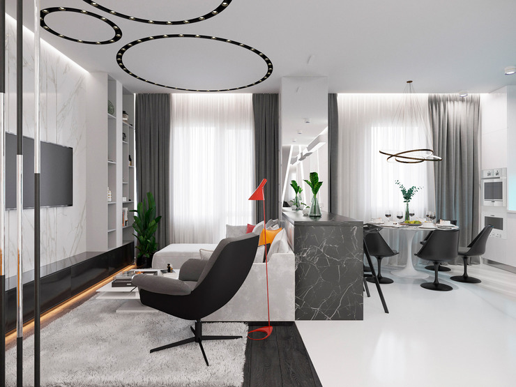 这就是传说中的酷炫未来感装修风格