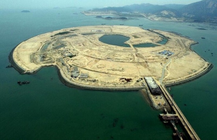 中国最大的人工岛图片